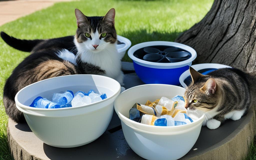 how to keep outdoor cats cool in summer