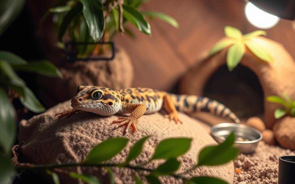 caring for old leopard geckos