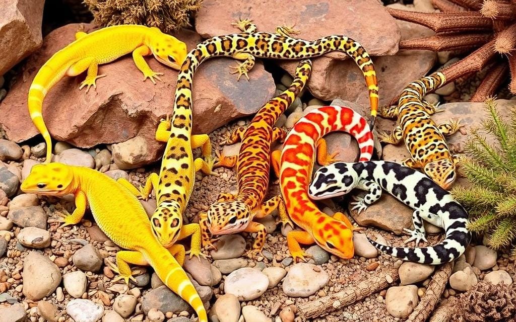 leopard gecko morphs