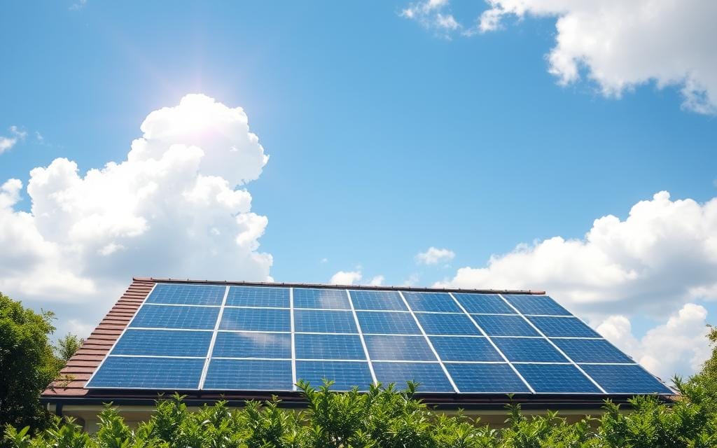 solar energy panel installation