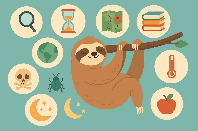 10 interesting facts about sloths