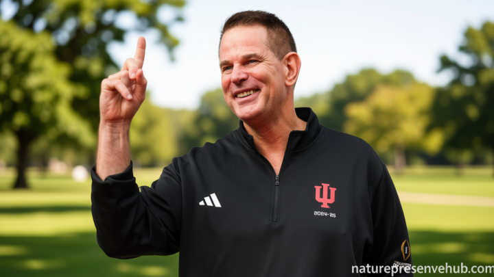 Curt Cignetti jokes he had to ‘coach the hell out’ of undefeated Hoosiers to be Indy 500 pace car driver