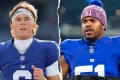Jaxson Dart and Abdul Carter hug out differences, but neither apologizes over Trump dispute