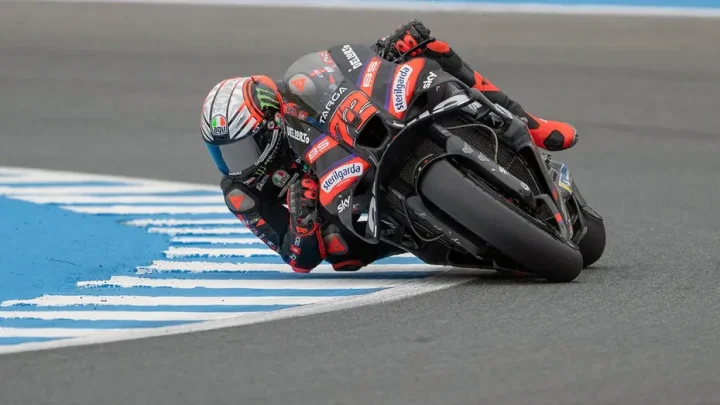 MotoGP championship leader hit with a one-race ban after slapping a track worker in the face following crash