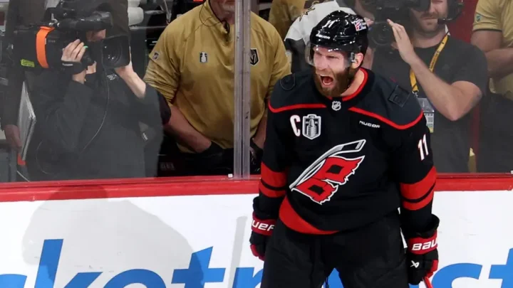 Carolina Hurricanes fend off late Golden Knights charge to come within one win of a Stanley Cup