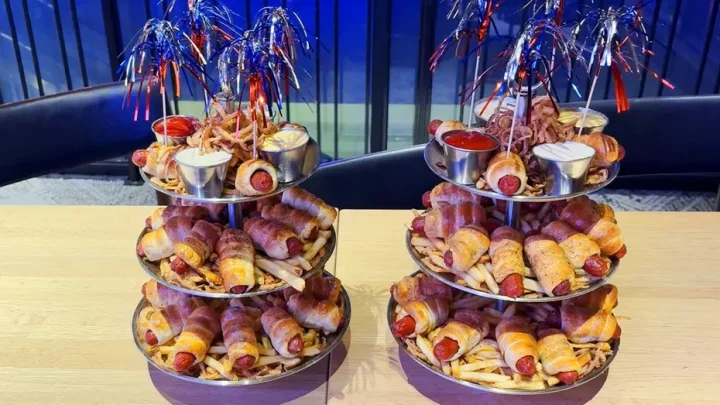 American restaurant chain celebrates nation’s 250th with ‘amazing’ hot dog tower
